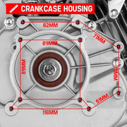 BAUMR-AG 16HP Petrol Engine OHV Motor 4-Stroke Horizontal Shaft Replacement