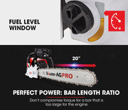 Baumr-AG 62CC Petrol Commercial Chainsaw 20
