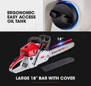 BAUMR-AG 45CC Petrol Chainsaw Commercial 18
