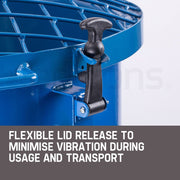 Baumr-AG 100L Mixer Mortar Electric Cement 1500W Screed Pan Heavy Duty