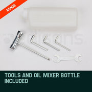 Baumr-AG Post Hole Digger 88CC Posthole Earth Auger Fence Borer Petrol Drill Bit