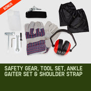 BAUMR-AG 65cc 7in1 Long Reach Garden Multi-tool, Pole Saw, Hedge & Line Trimmer, Brush Cutter, 12