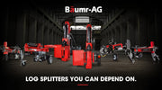 PRE-ORDER BAUMR-AG 8 Ton Hydraulic Electric Wood Log Splitter