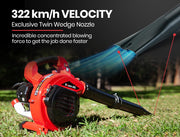 BAUMR-AG Petrol Hand-Held 3-in-1 Leaf Blower Vacuum Mulcher