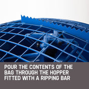 Baumr-AG 100L Mixer Mortar Electric Cement 1500W Screed Pan Heavy Duty