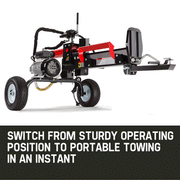 BAUMR-AG 20 Tonne Electric Hydraulic Towed Wood Log Splitter - HPS4500E