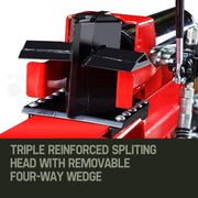 BAUMR-AG 65 Tonne Diesel Hydraulic Horizontal and Vertical Towed Wood Log Splitter with Detachable 4-Way Wedge - HDS800