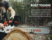BAUMR-AG Commercial Petrol Chainsaw E-Start 22