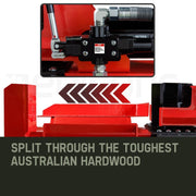 BAUMR-AG 65 Tonne Diesel Hydraulic Horizontal and Vertical Towed Wood Log Splitter with Detachable 4-Way Wedge - HDS800
