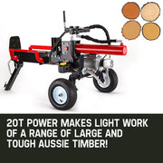 BAUMR-AG 20 Tonne Electric Hydraulic Towed Wood Log Splitter - HPS4500E
