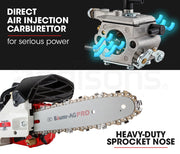 BAUMR-AG 25CC Petrol Chainsaw Arborist 10