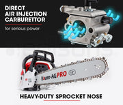 BAUMR-AG 45CC Petrol Chainsaw Commercial 18