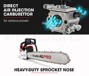 Baumr-AG 62CC Petrol Commercial Chainsaw 20