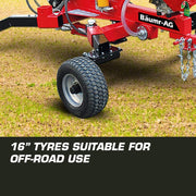 Baumr-AG 9HP Backhoe - Petrol Excavator 4-Stroke Hydraulic Bucket Towable