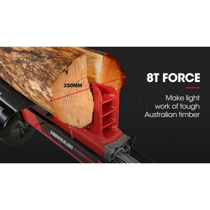 BAUMR-AG 8 Ton Hydraulic Electric Wood Log Splitter – Baumr-AG