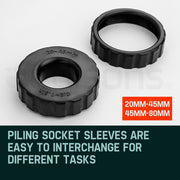 Baumr-AG Petrol Post Driver - 40CC 2-Stroke Pile Star Picket Rammer Fence