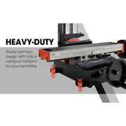 BAUMR-AG 350W Variable Speed Vertical Tilting Head Benchtop Mini Mill Drill Press, with Clamp Kit