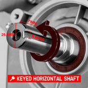 PRE-ORDER BAUMR-AG 13HP Petrol Stationary Engine OHV 4 Stroke Horizontal Shaft Electric Start Motor