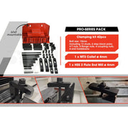 BAUMR-AG 350W Variable Speed Vertical Tilting Head Benchtop Mini Mill Drill Press, with Clamp Kit