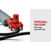 BAUMR-AG 2000W 125mm Wall Chaser and 900W Vacuum Dust Collector Combo, with 4 Diamond Blades