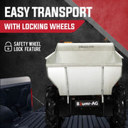 BAUMR-AG 6.5HP Mini Dumper Power Barrow Petrol-Powered with Galvanised Bucket