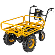 BAUMR-AG 40V Battery Powered Material Handling Dumper Wheelbarrow Motorised Electric, 300kg Capacity