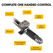 BAUMR-AG 40V Battery Powered Wheelbarrow Motorised Electric, 80L Bucket Volume, 260kg Capacity