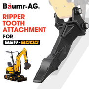 BAUMR-AG Ripper Tooth for BSR8000 1T Mini Excavator, Heavy-duty Hardened Steel