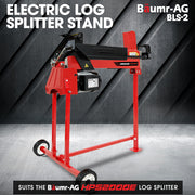 BAUMR-AG Log Splitter Stand for HPS2000E, BLS-2, 735mm Raised Work Platform, Powder-Coated Steel Support Base, Heavy-Duty Frame