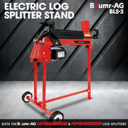 BAUMR-AG Log Splitter Stand for HPS2600E HPS3200E, BLS-3, 735mm Raised Work Platform, Powder-Coated Steel Support Base, Heavy-Duty Frame