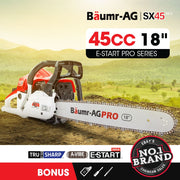 BAUMR-AG 45CC Petrol Chainsaw Commercial 18