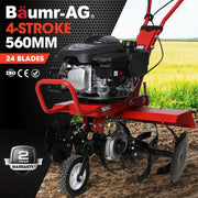 Baumr-AG 150cc 4-Stroke Petrol Tiller Cultivator Garden Rototiller