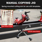 BAUMR-AG 1000 x 350mm Heavy Duty Wood Lathe Turning Machine, 550W S1 Motor, Variable Speed, with Stand