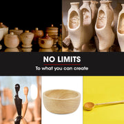 BAUMR-AG 1000 x 350mm Heavy Duty Wood Lathe Turning Machine, 550W S1 Motor, Variable Speed, with Stand