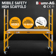 Baumr-AG 450kg Mobile Scaffold High Work Platform Scaffolding Portable