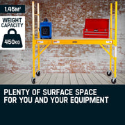 Baumr-AG 450kg Mobile Scaffold High Work Platform Scaffolding Portable
