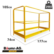 Safety Guard Rail for Adjustable Mobile Scaffold