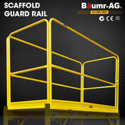 Safety Guard Rail for Adjustable Mobile Scaffold
