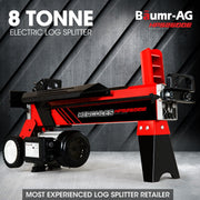 PRE-ORDER BAUMR-AG 8 Ton Hydraulic Electric Wood Log Splitter