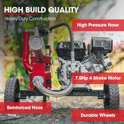 BAUMR-AG 12 Tonne Petrol Hydraulic Wood Log Splitter - HPS400