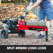 BAUMR-AG 12 Tonne Petrol Hydraulic Wood Log Splitter - HPS400