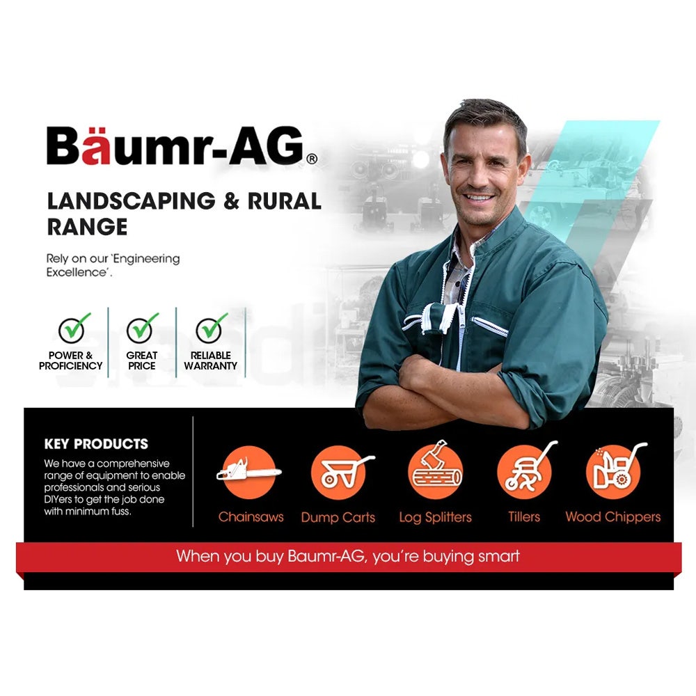 BAUMR-AG 20 Tonne Petrol Hydraulic Wood Log Splitter - HPS600 – Baumr-AG