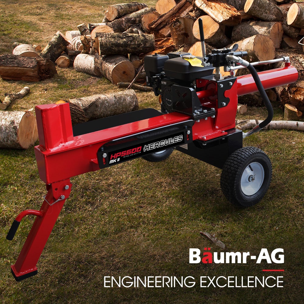 BAUMR-AG 20 Tonne Petrol Hydraulic Wood Log Splitter - HPS600 – Baumr-AG