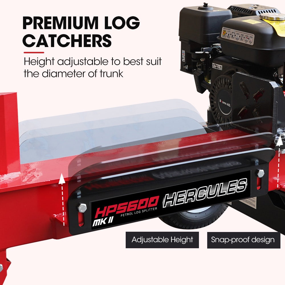 BAUMR-AG 20 Tonne Petrol Hydraulic Wood Log Splitter - HPS600 – Baumr-AG