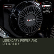 BAUMR-AG 65 Tonne Petrol Hydraulic Wood Horizontal and Vertical Towed Log Splitter with Detachable 4-Way Wedge - HPS800