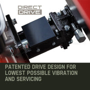 BAUMR-AG 65 Tonne Petrol Hydraulic Wood Horizontal and Vertical Towed Log Splitter with Detachable 4-Way Wedge - HPS800