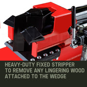 BAUMR-AG 65 Tonne Petrol Hydraulic Wood Horizontal and Vertical Towed Log Splitter with Detachable 4-Way Wedge - HPS800