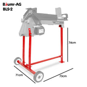 BAUMR-AG Log Splitter Stand for HPS2000E, BLS-2, 735mm Raised Work Platform, Powder-Coated Steel Support Base, Heavy-Duty Frame