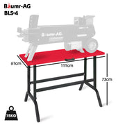 BAUMR-AG Log Splitter Stand for HPS3800E, BLS-4, 730mm Raised Work Platform, Powder-Coated Steel Support Base, Heavy-Duty Frame
