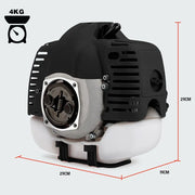 BAUMR-AG 2-Stroke Engine for Post Hole Digger, Brushcutter, Pole Saw